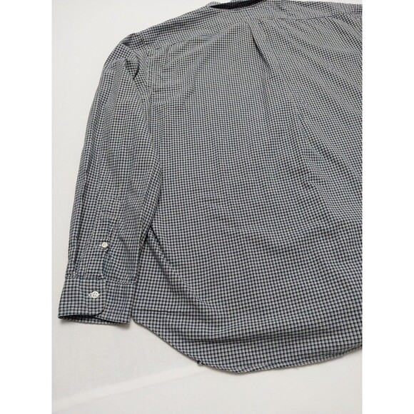 Ralph Lauren Mens Shirt Medium Blue Plaid Red Pony Button Up 2X - Picture 14 of 16